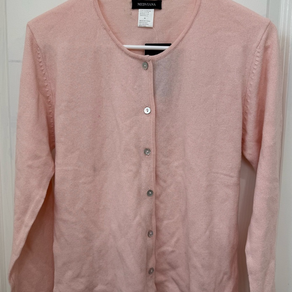 Mezlan Women's Soft Pink Cardigan